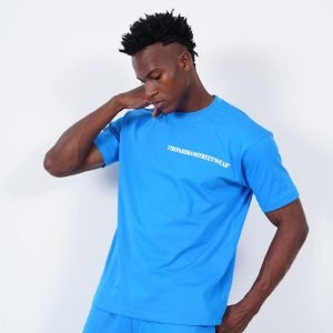 Heren T-shirt-Blue